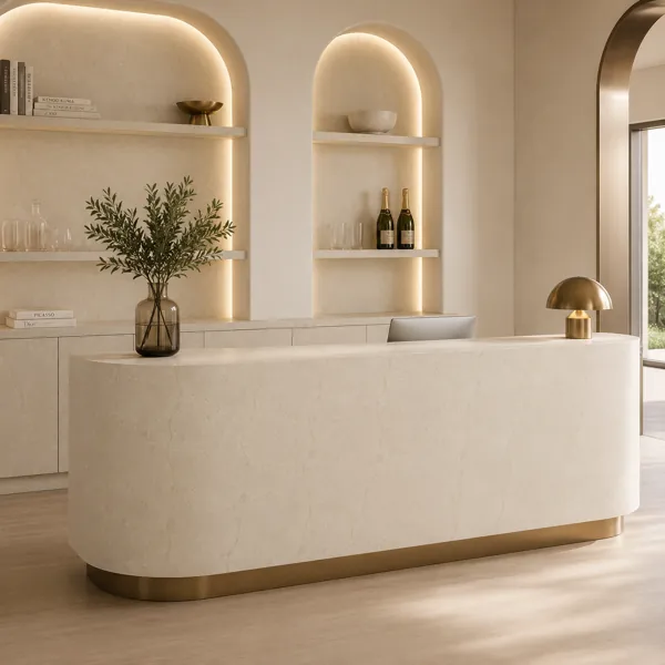 Pale Ivory Marble Texture – Faint Vertical Hairline Veins back