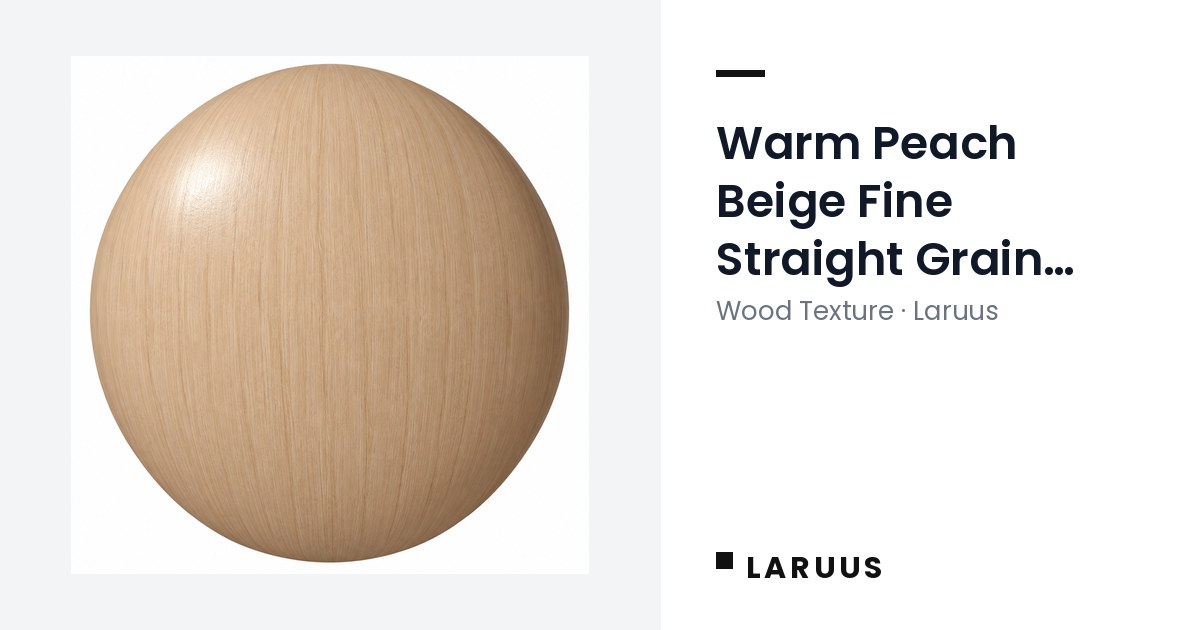Wood Texture Warm Peach Beige with Fine Straight Grain · Laruus