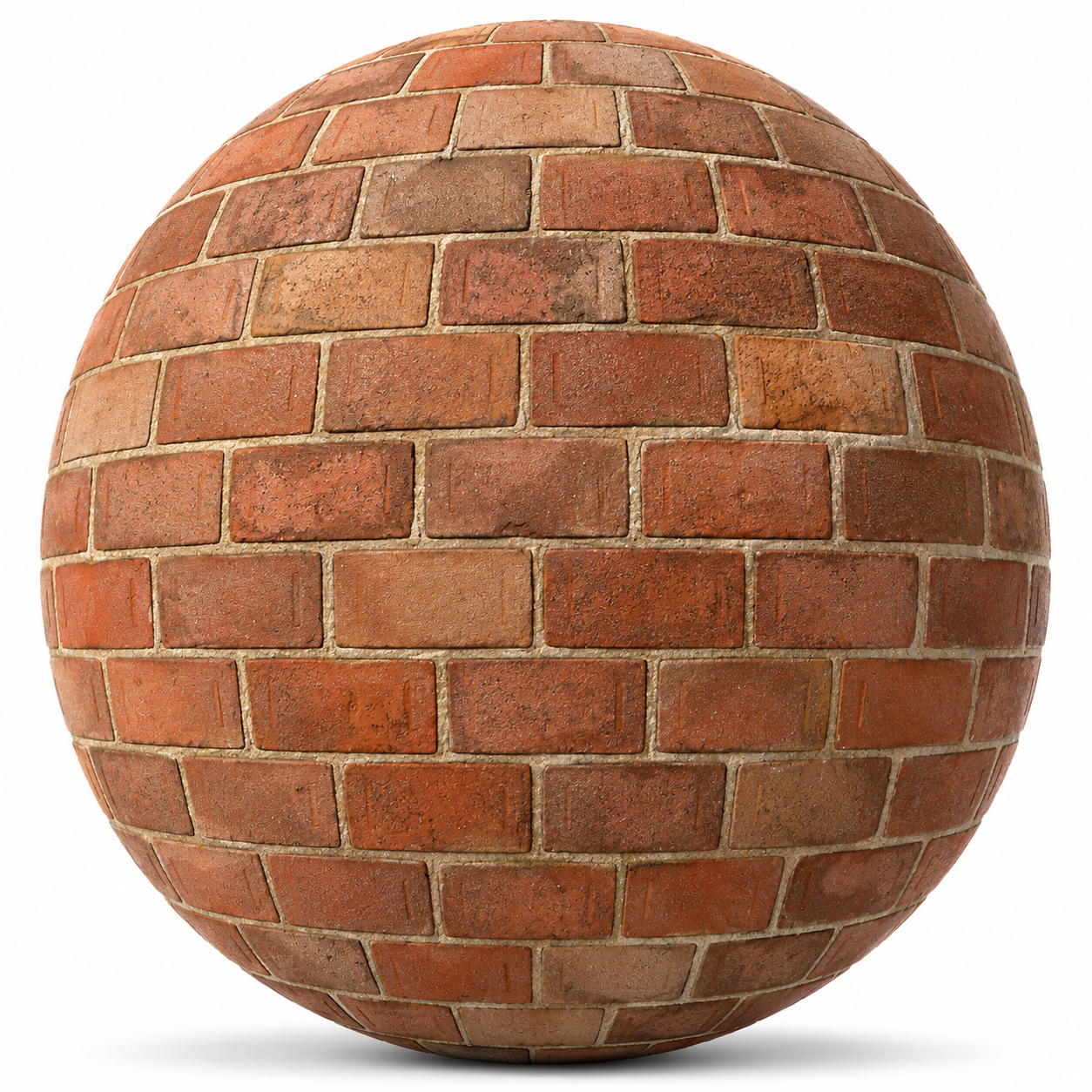 Rustic Clay Blend Warm Red Brick Texture