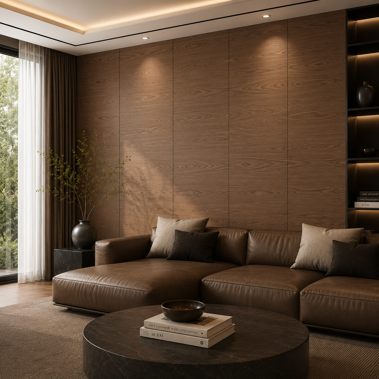 Medium Walnut Wood Texture 2