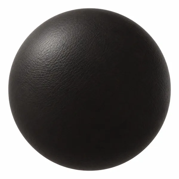 Deep Charcoal Fine Grain Leather Texture