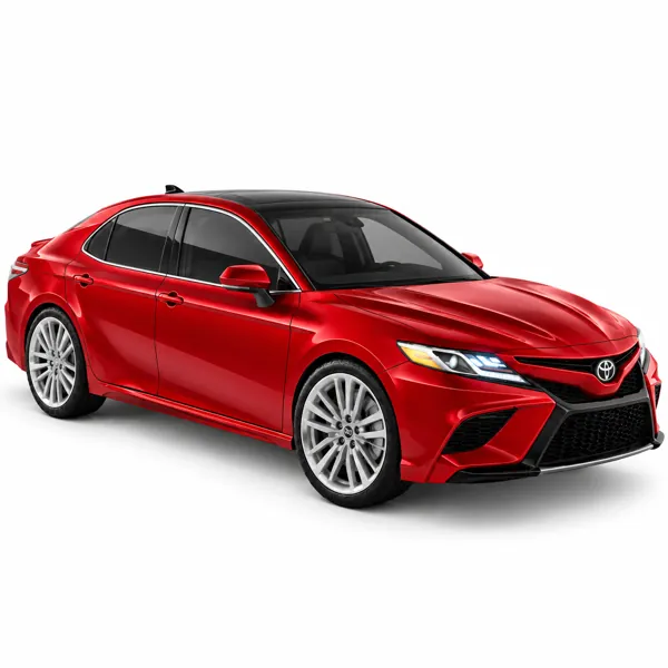 Red Modern Sedan Car 3D Model