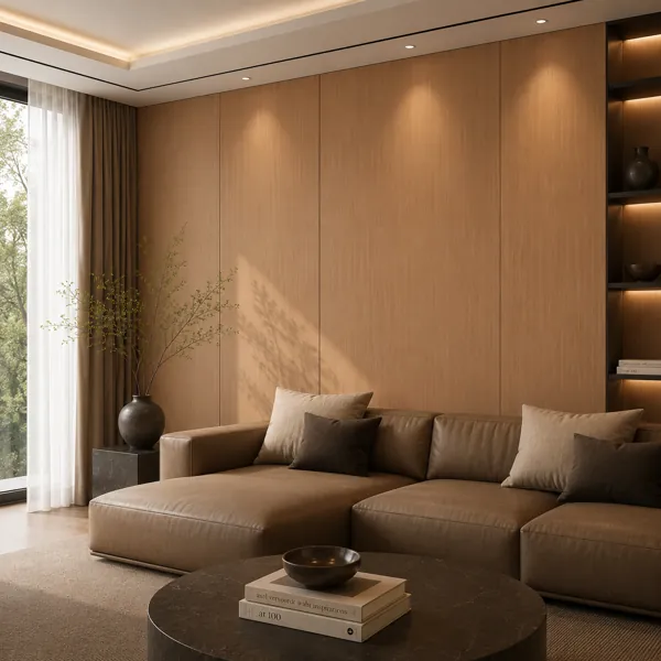Warm Honey Straight Grain Wood Texture back