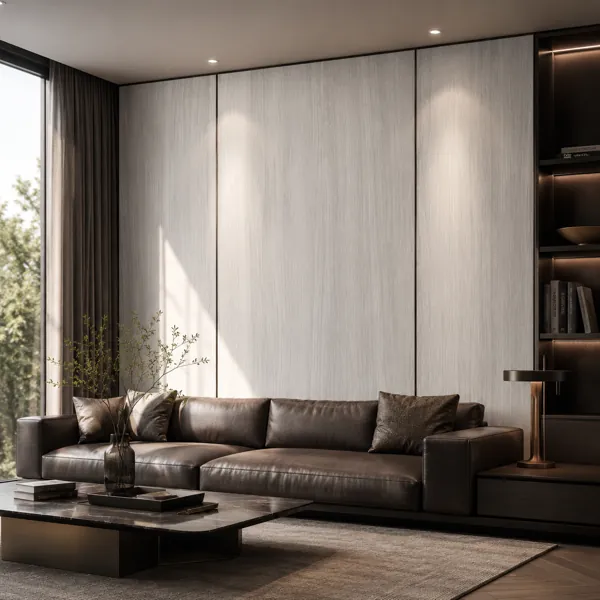 Whitewashed Fine Linear Grain Wood Texture back