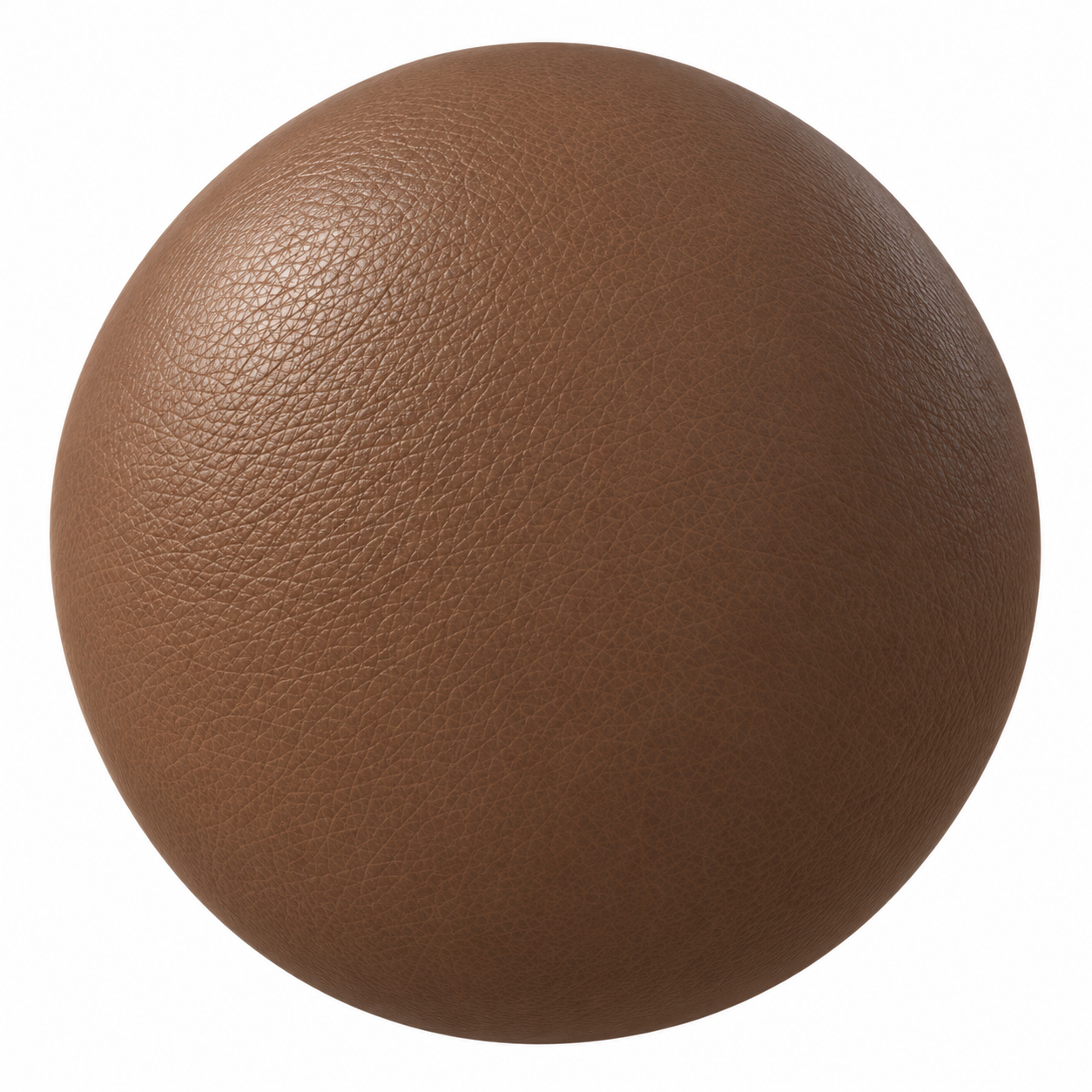 Warm Cognac Brown Fine Grain Leather Texture 1
