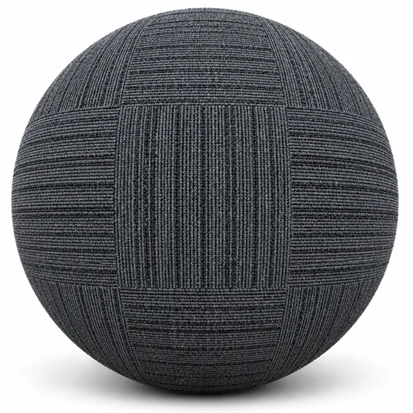 Charcoal Gray Quarter Turn Ribbed Carpet Tile Texture