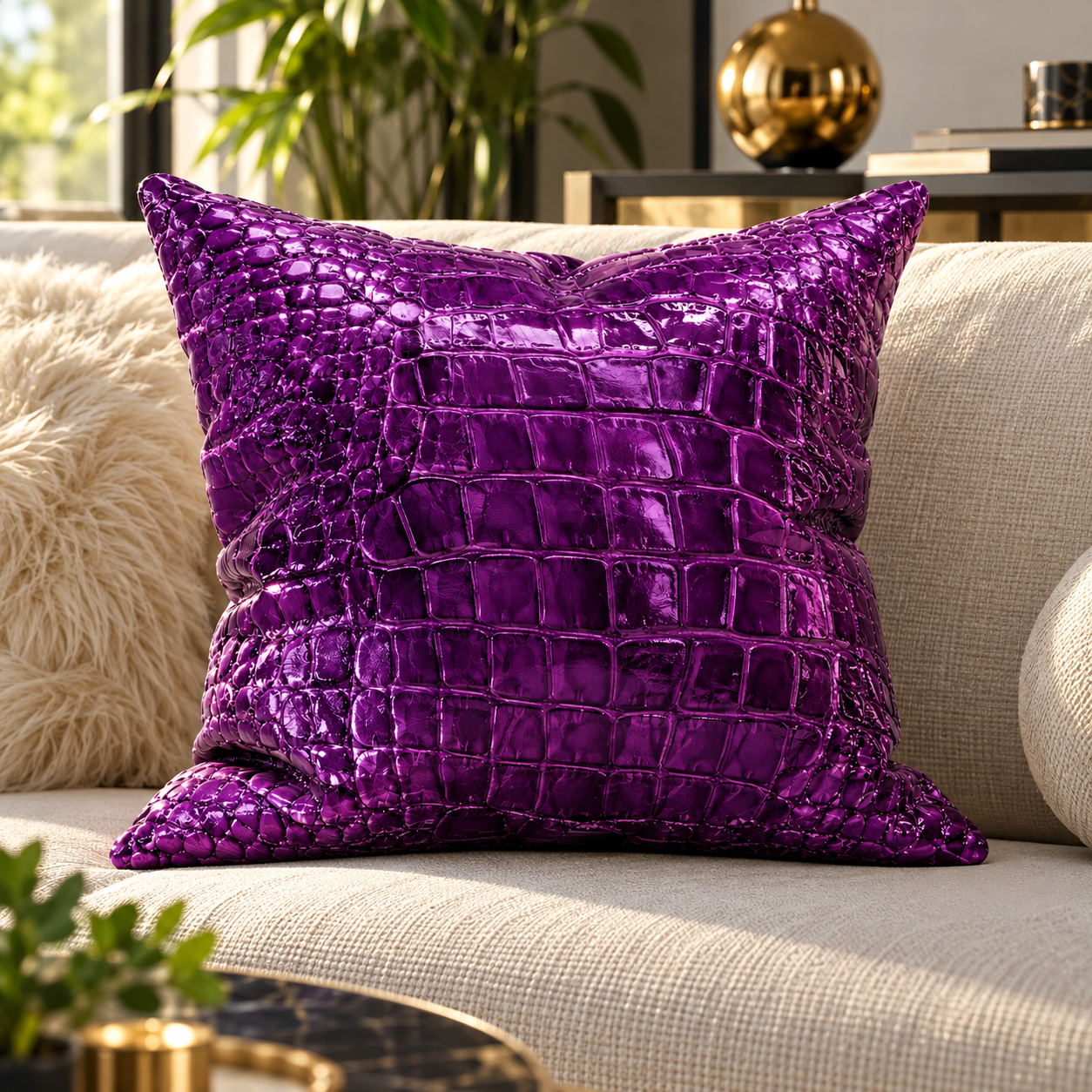 Colorful Eclectic Patterned Pillow Collection 3D Model 4