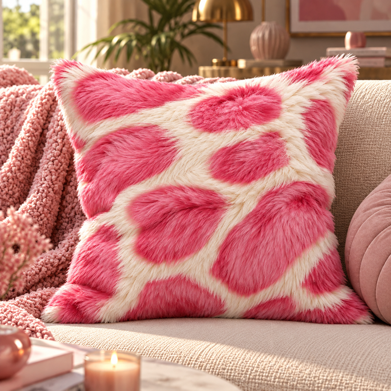 Colorful Eclectic Patterned Pillow Collection 3D Model 2