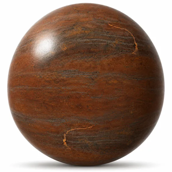 Layered Veins Reddish Brown Marble Texture