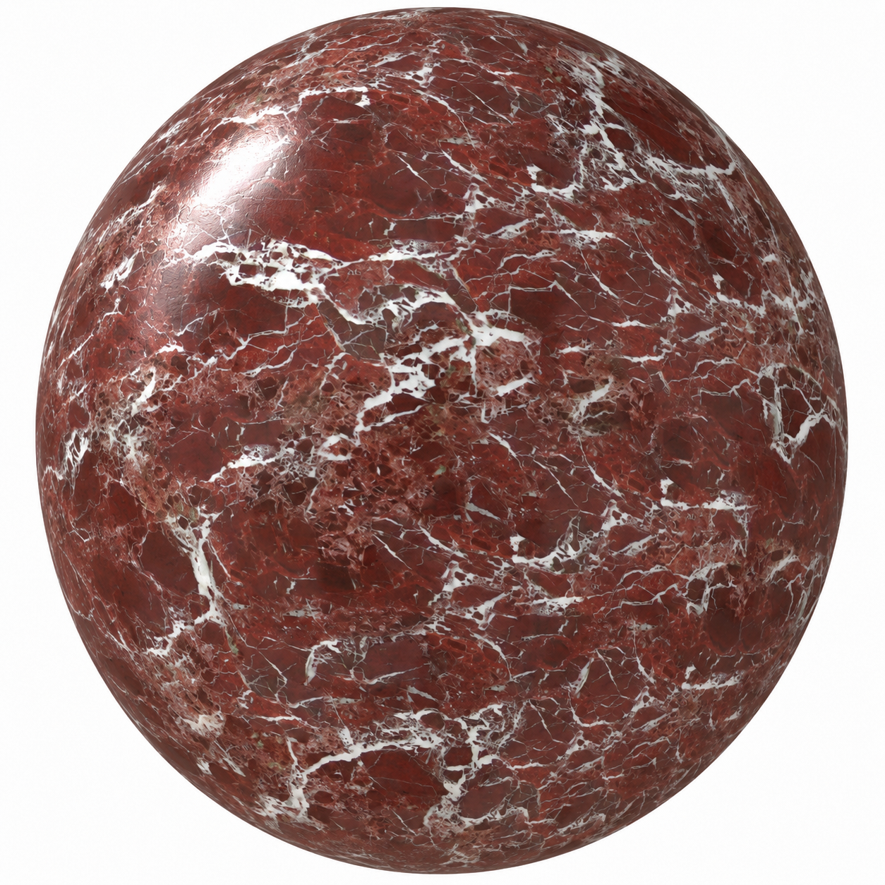 Deep Burgundy Brecciated White Vein Marble Texture 1