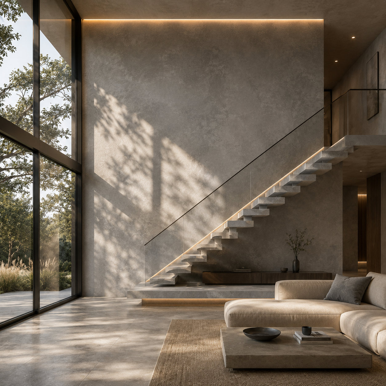 Cool Light Gray Mottled Concrete Texture 2