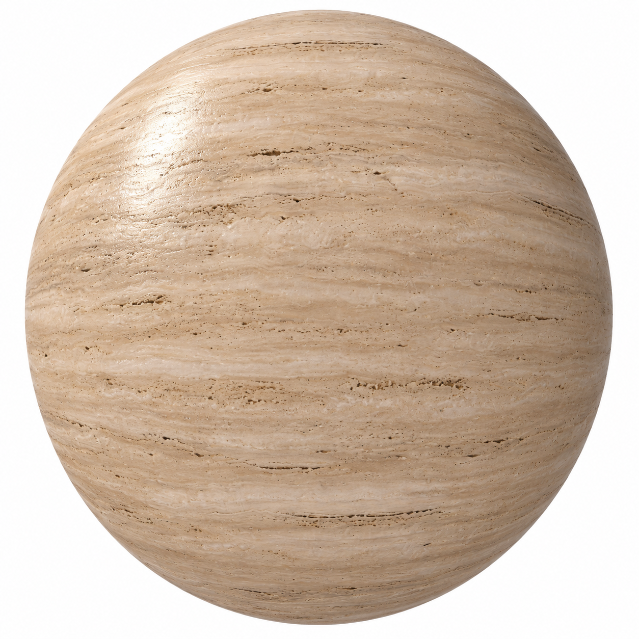 Soft Peach Beige Fine Horizontal Vein Travertine Texture 1