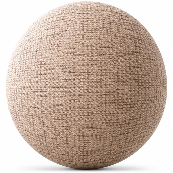 Natural Beige Linen Look Woven Fabric Texture