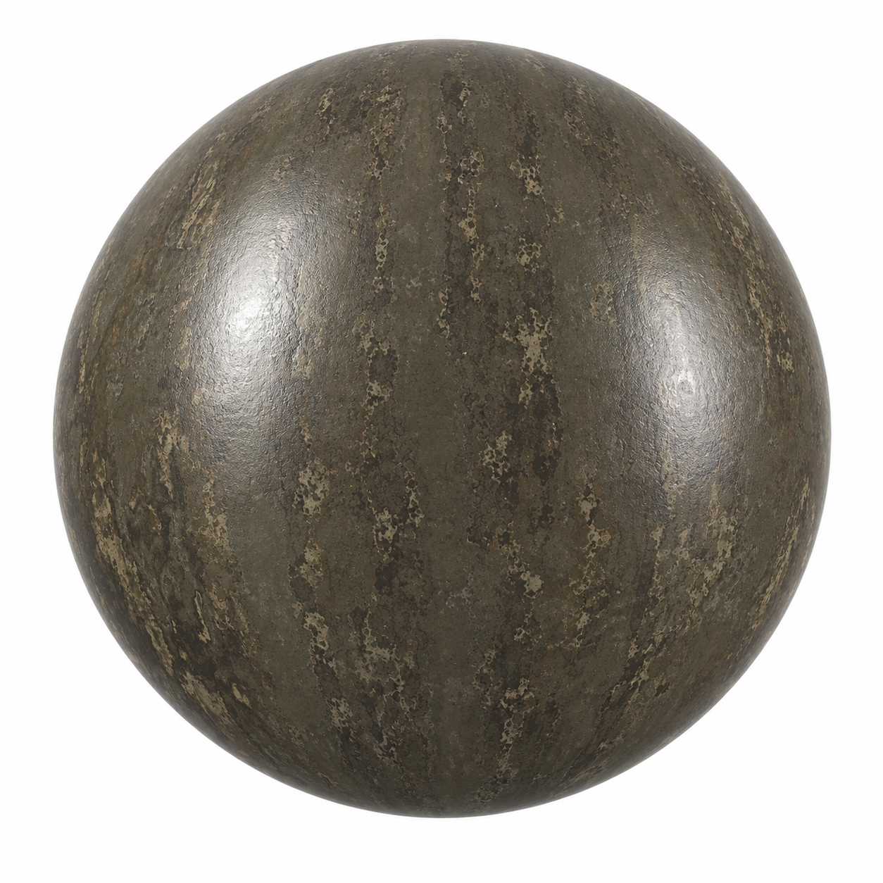 Dark Olive Vertical Weathered Patina Metal Texture 1