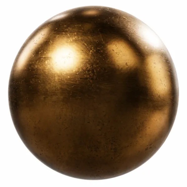 Aged Golden Bronze Patina Metal Texture