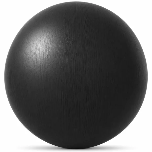 Fine Linear Grain Charcoal Black Wood Texture