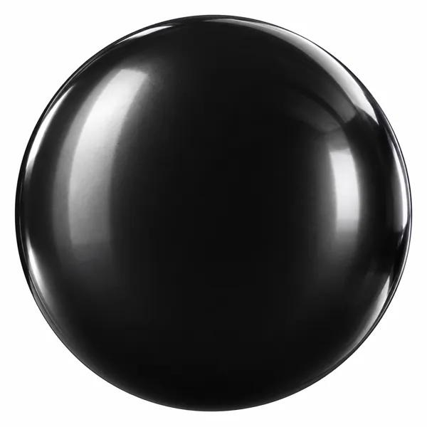Glossy Deep Black Painted Metal Texture