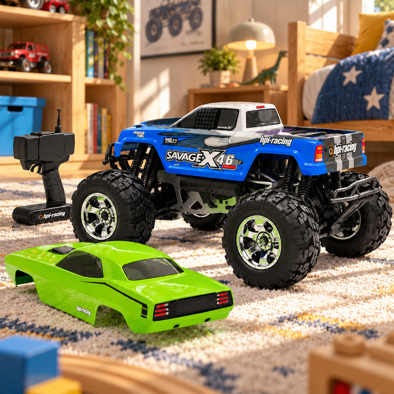 Remote Control Monster Truck Toy 3D Model 4