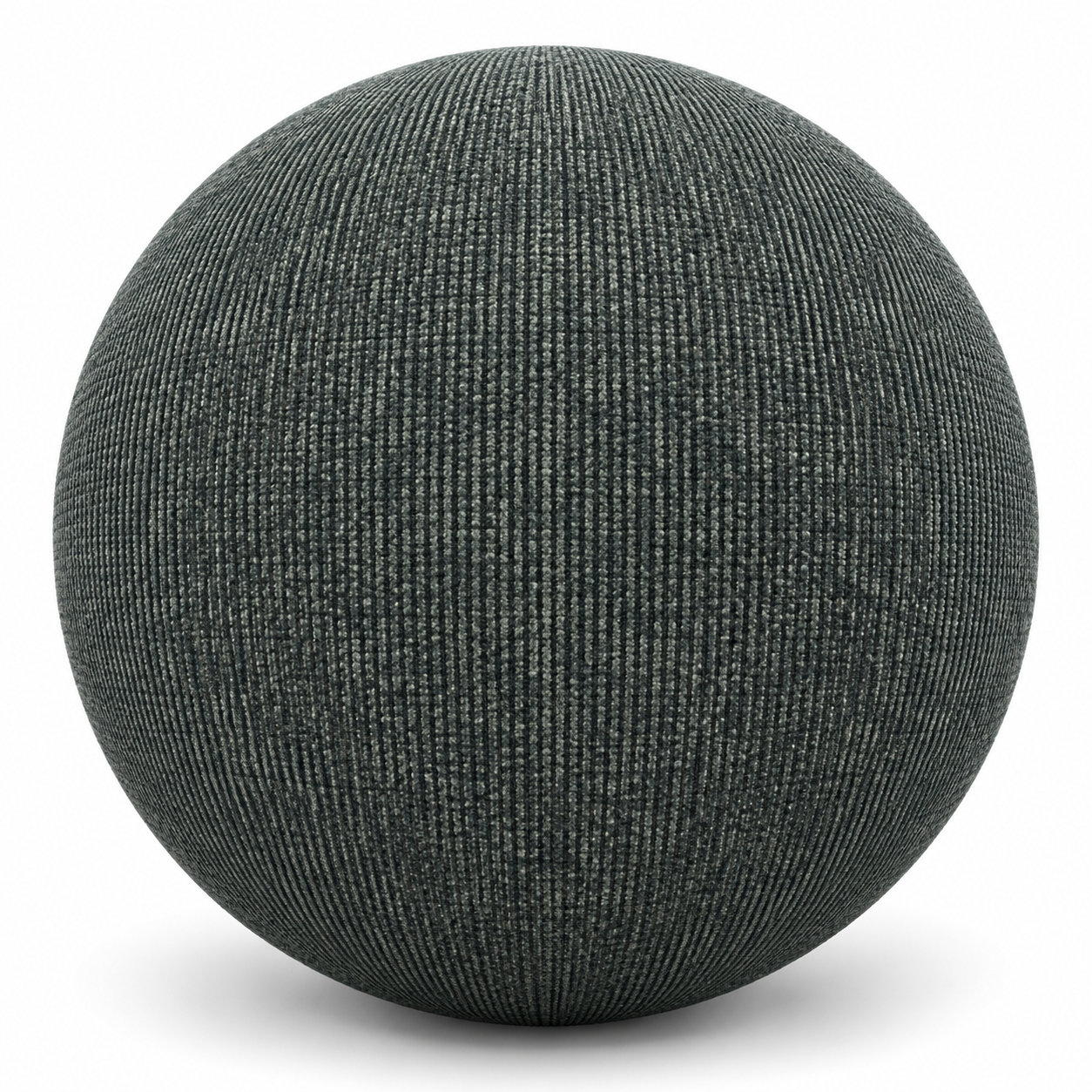Charcoal Black Fine Ribbed Stripe Carpet Texture