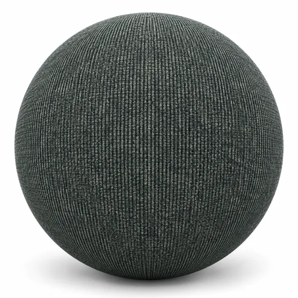 Charcoal Black Fine Ribbed Stripe Carpet Texture