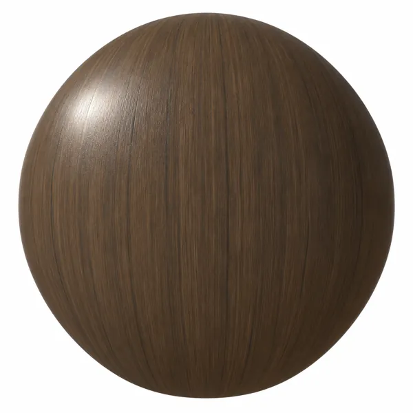 Deep Walnut Brown Dense Vertical Grain Wood Texture