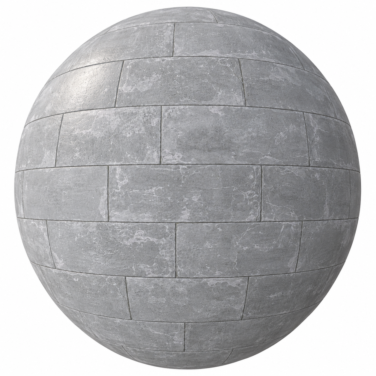 Light Cool Gray Weathered Staggered Concrete Block Texture 1