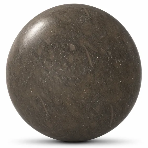 Subtle Organic Pattern Dark Brown Fossil Marble Texture