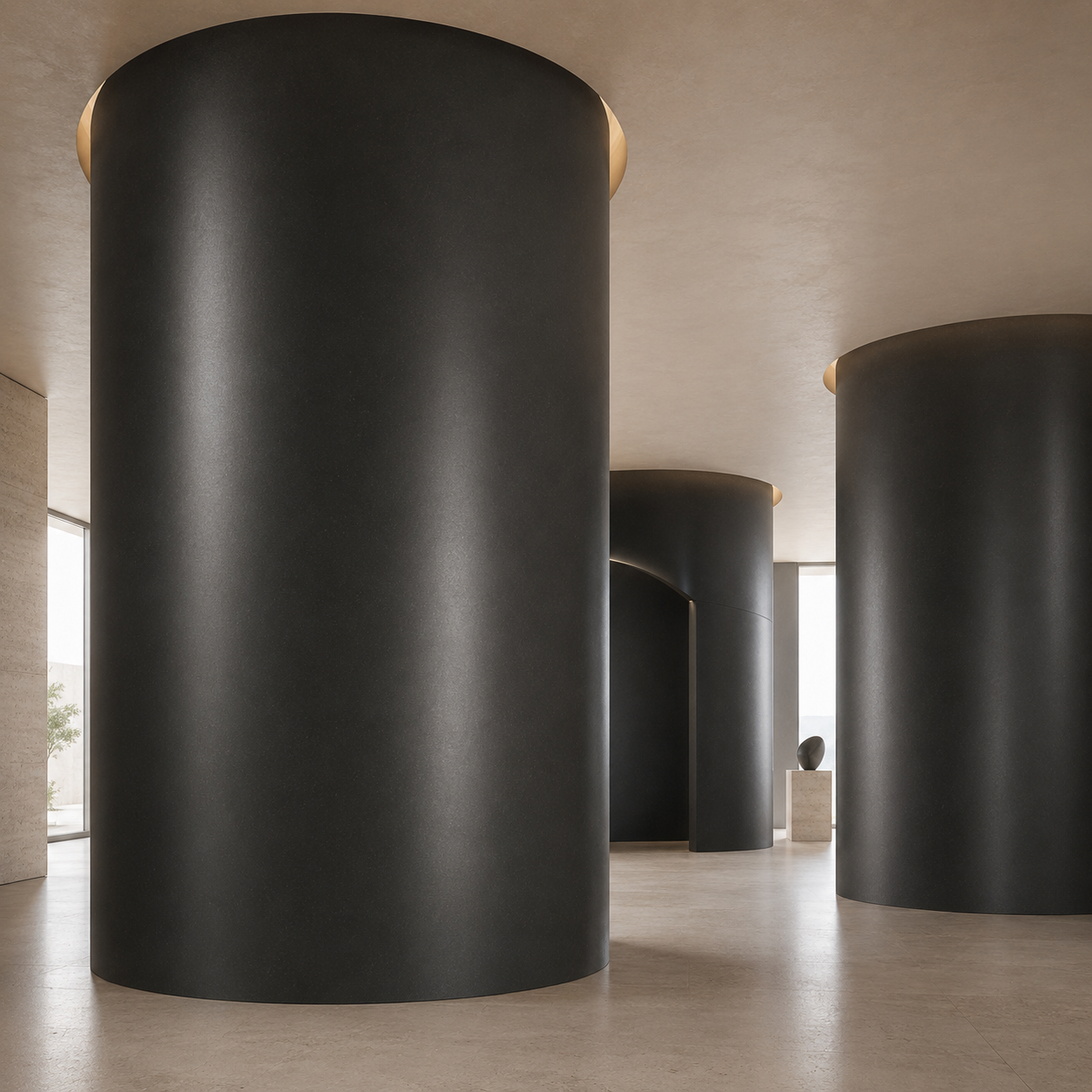 Deep Charcoal Fine Grain Satin Metal Texture 2