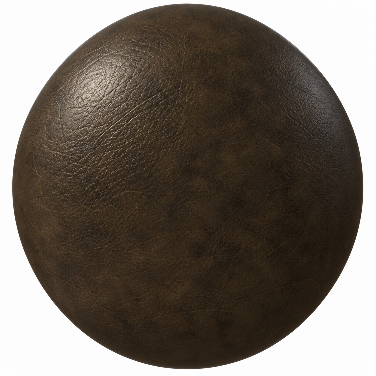 Dark Olive Brown Vintage Patina Leather Texture 1