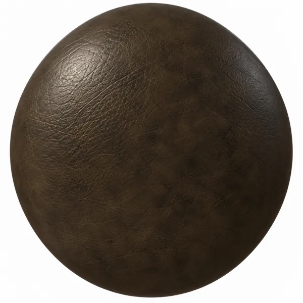 Dark Olive Brown Vintage Patina Leather Texture