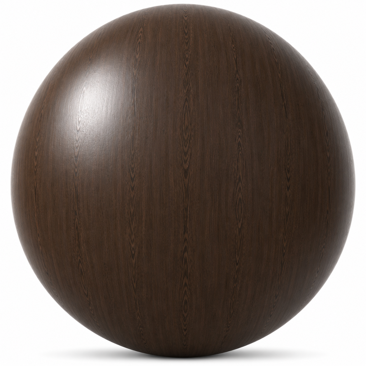 Elongated Cathedral Grain Dark Brown Wood Texture 1