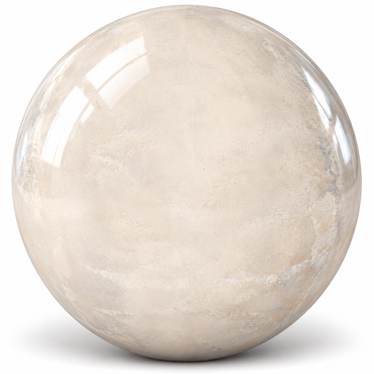 Warm Ivory Washed Concrete Effect Ceramic Texture 1