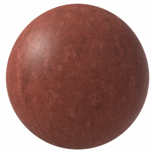 Deep Terracotta Mottled Plaster Texture
