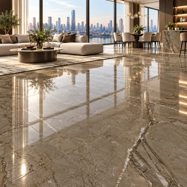Taupe Brown Fractured Vein Ceramic Texture back
