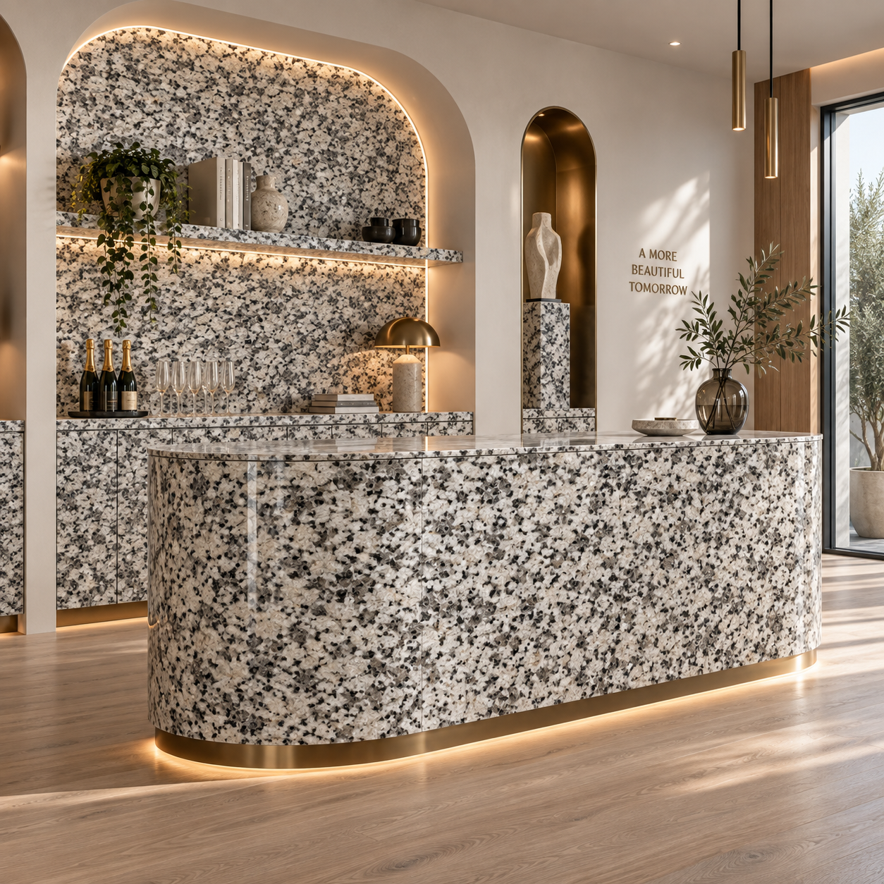 White Gray Speckled Crystal Marble Texture 2