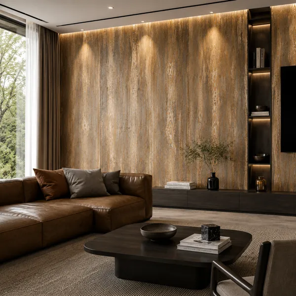 Weathered Honey Brown Wood Texture – Pale Worn Grain Texture back