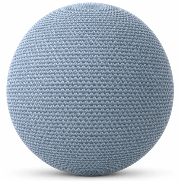 Light Blue Woven Fabric Texture – Compact Basket Weave