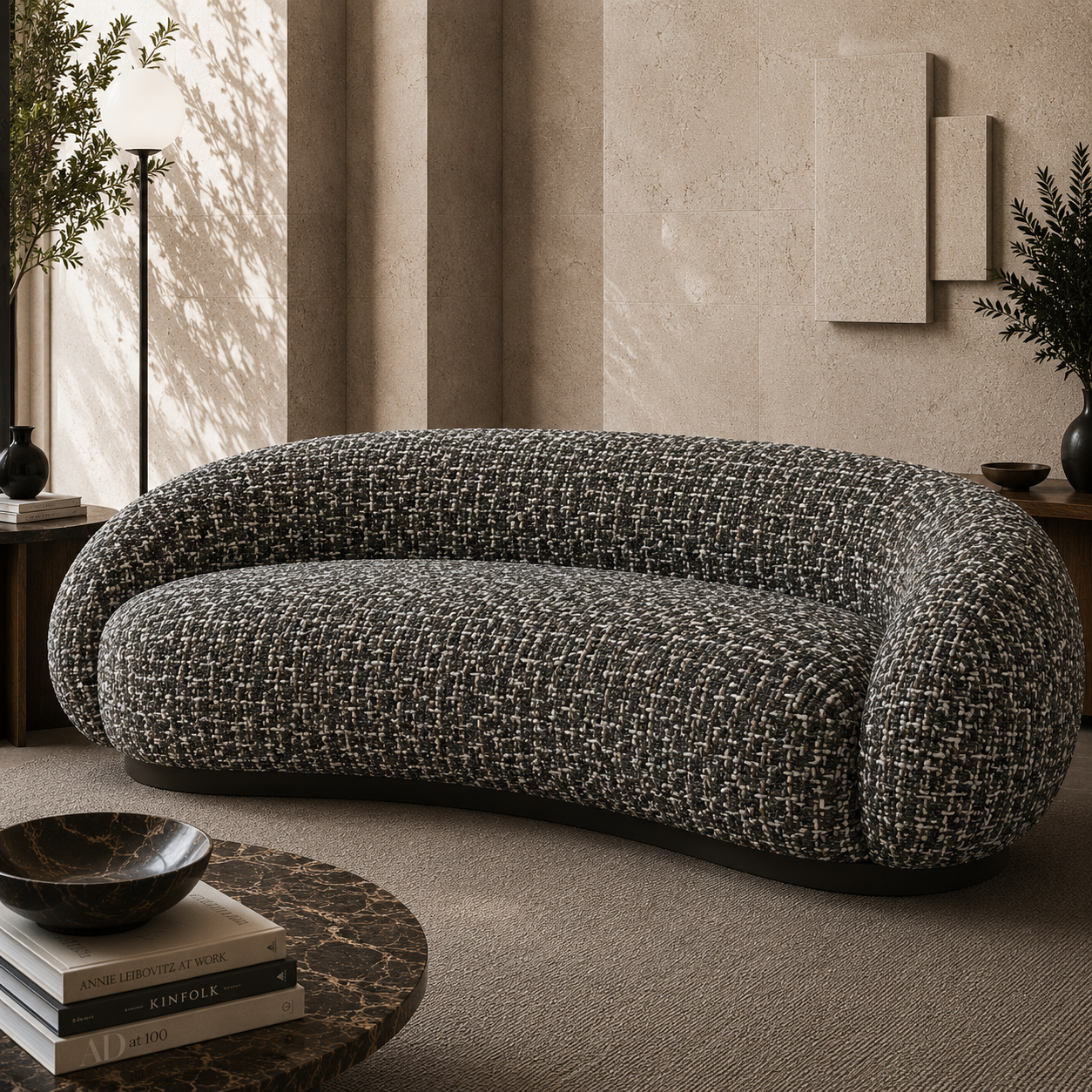 Basket Weave Dark Charcoal Fabric Texture 2