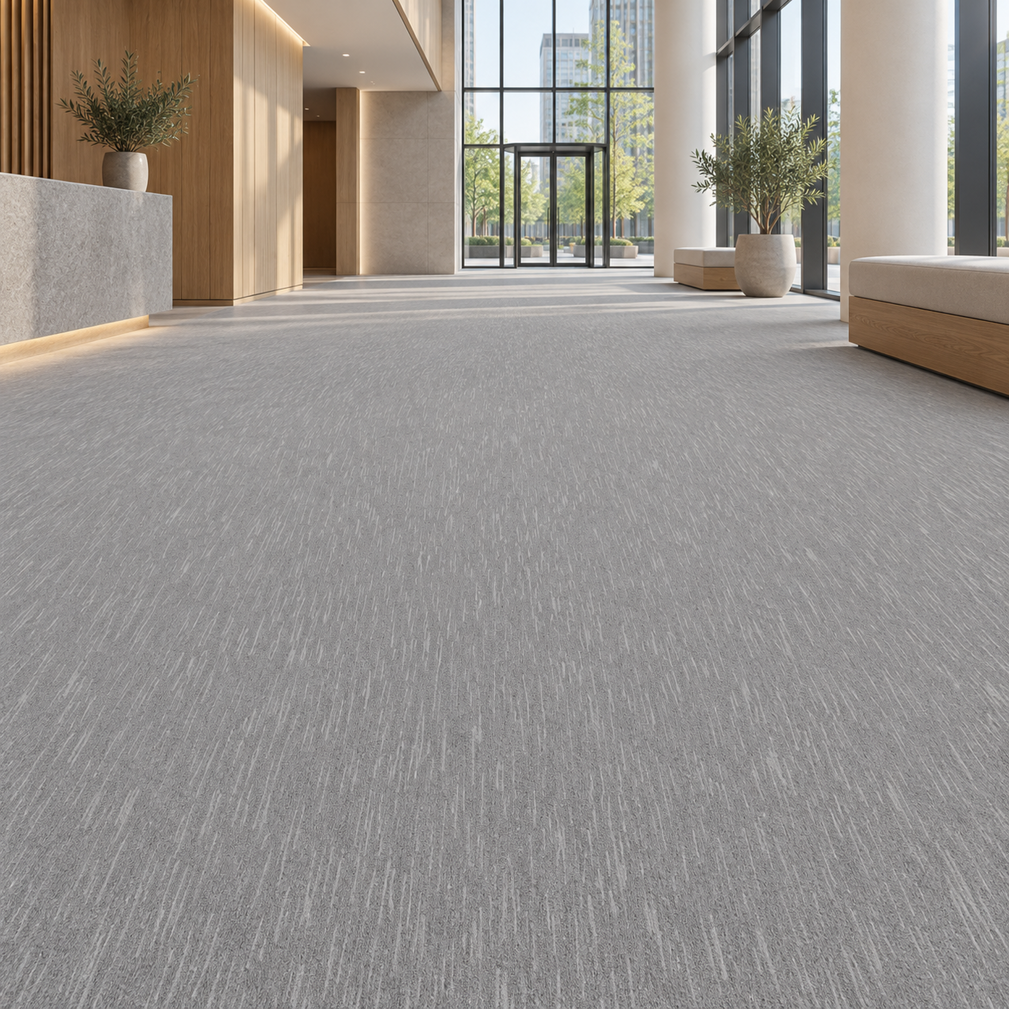 Silver Grey Vertical Fleck Carpet Texture 2