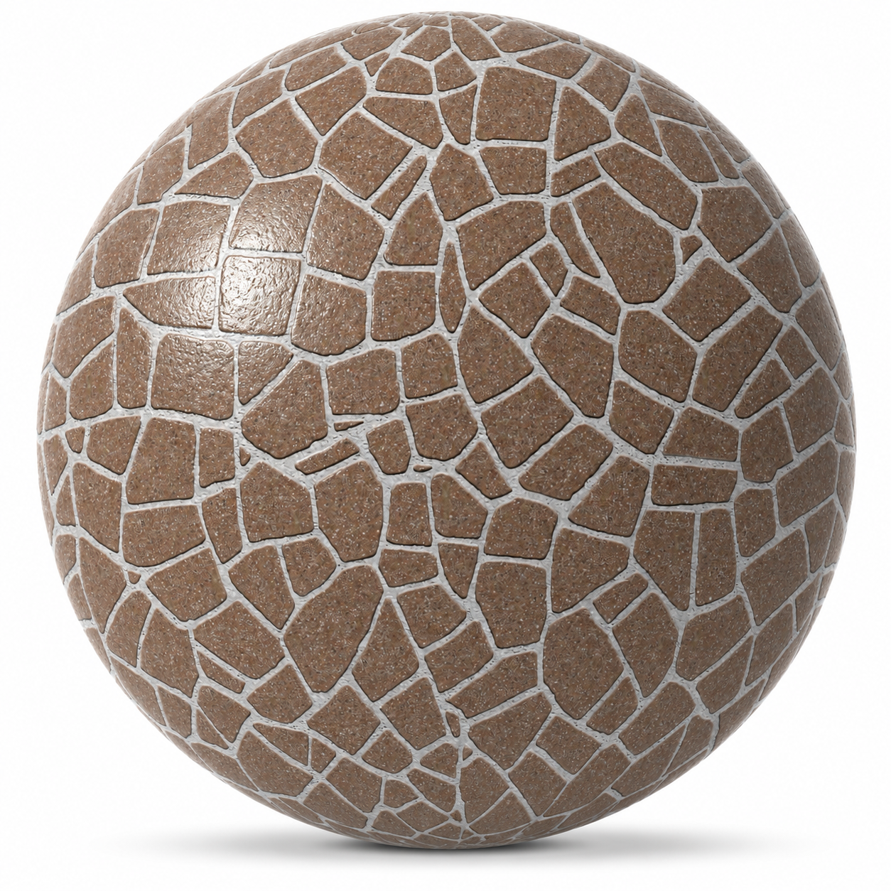 Warm Brown Irregular Flagstone Texture