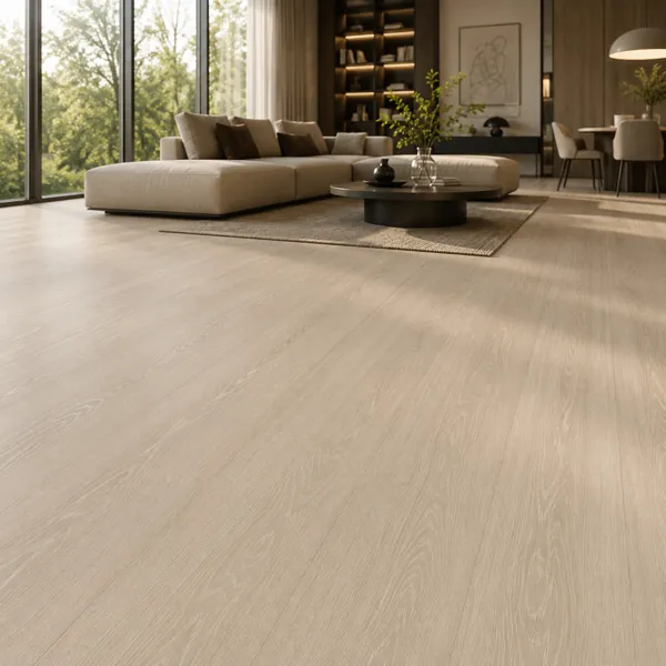 Pale Beige Fine Grain Wood Parquet back