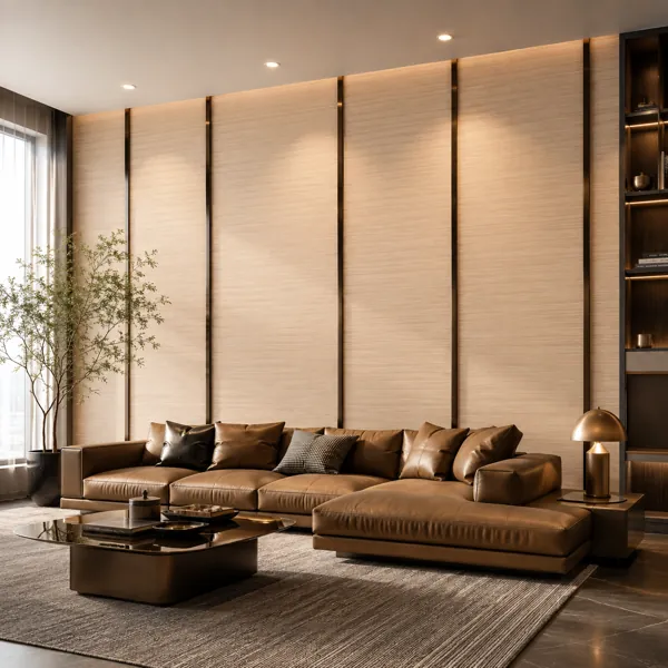 Light Beige Fine Linear Grain Wood Texture back