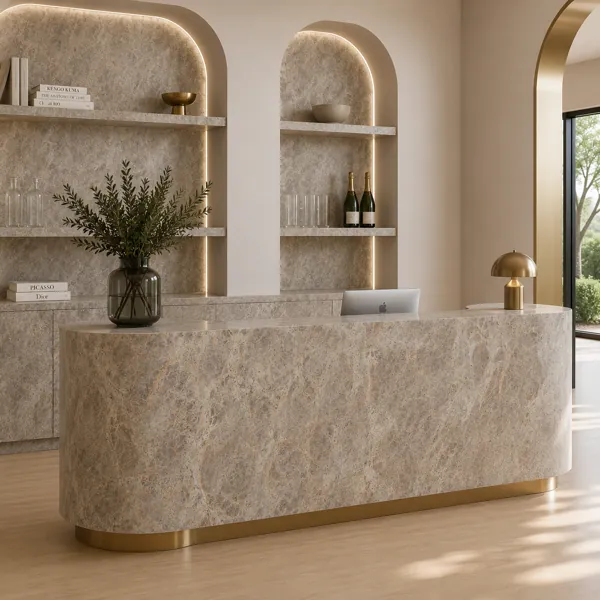 Beige Gray Breccia Marble Texture – Warm Fragmented Veins back