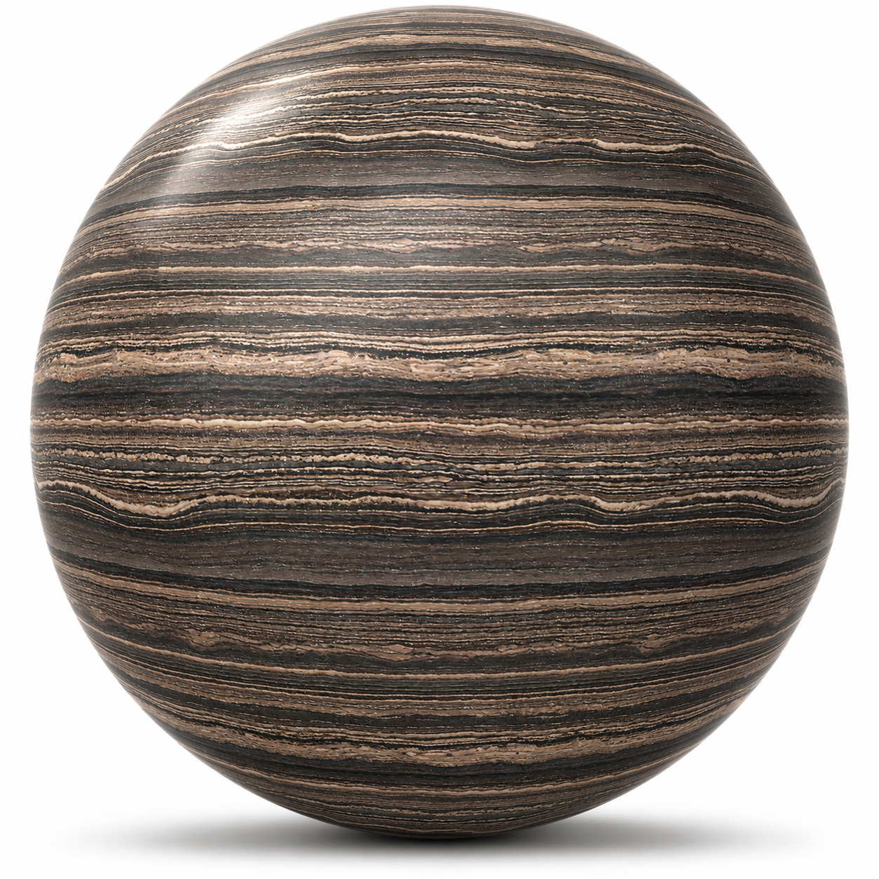 Horizontal Bronze Bands Dark Layered Marble Texture 1