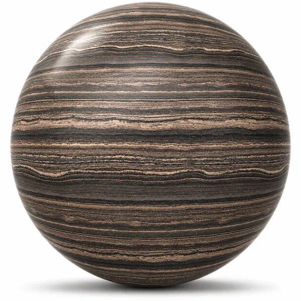 Horizontal Bronze Bands Dark Layered Marble Texture
