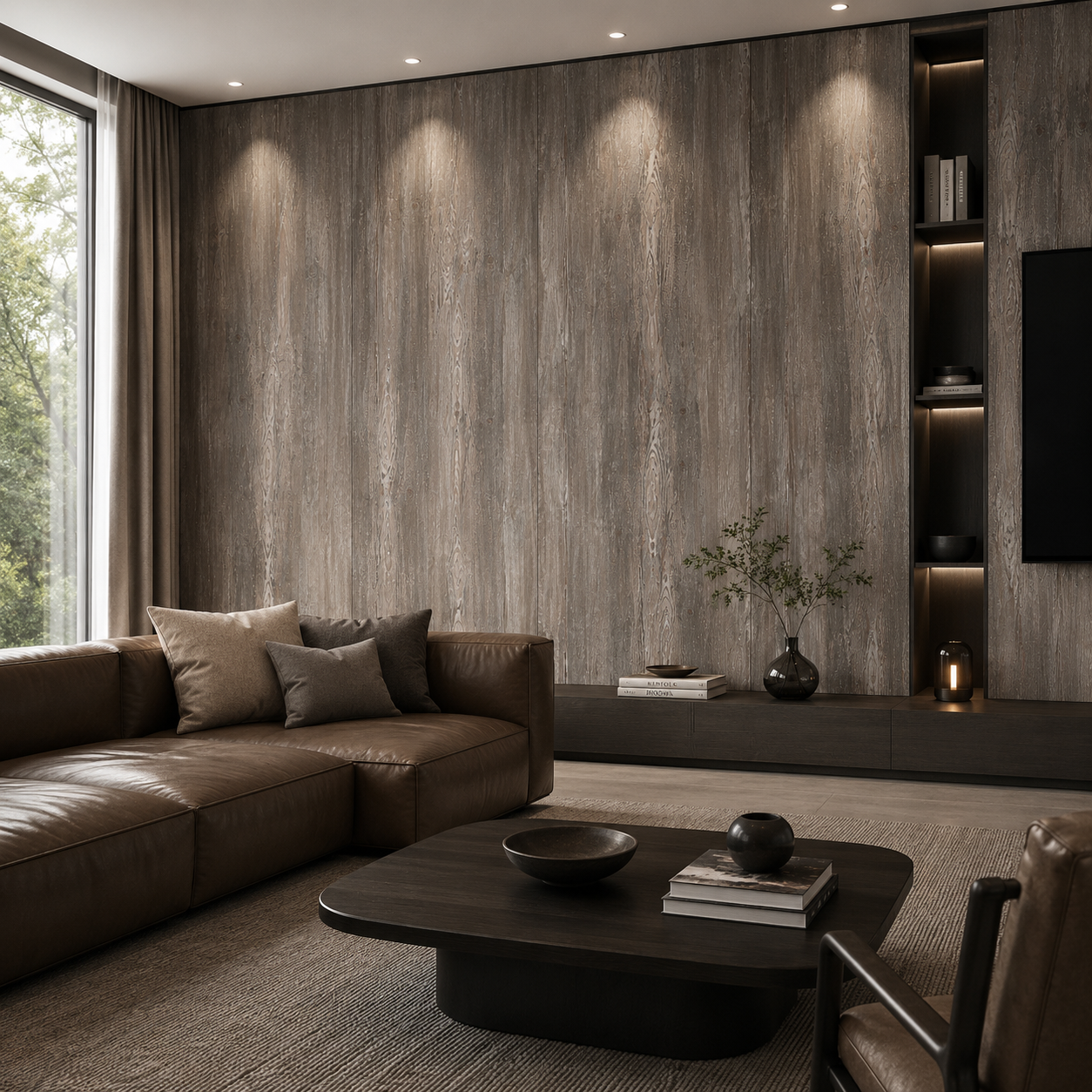 Weathered Gray Brown Wood Texture – Pale Knot Grain Texture 2