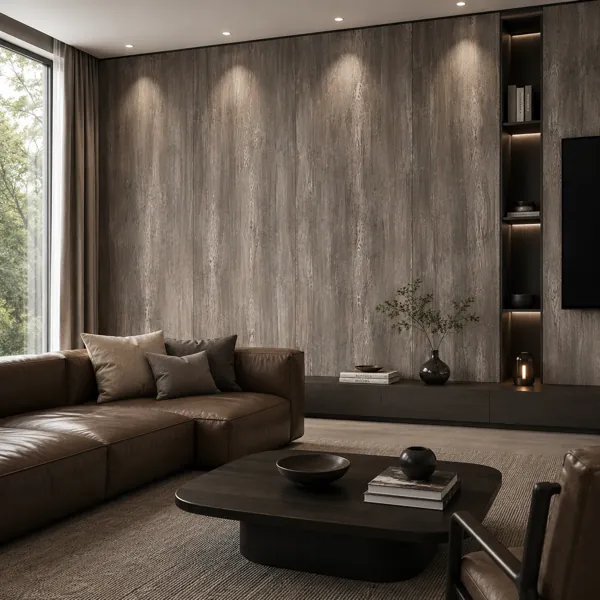 Weathered Gray Brown Wood Texture – Pale Knot Grain Texture back