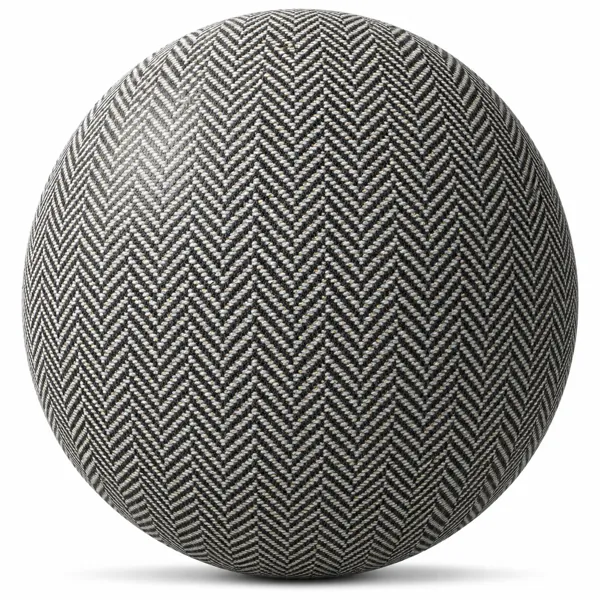 Bold Herringbone Weave Black White Fabric Texture