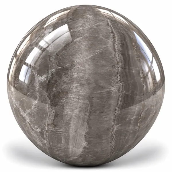 Smoky Taupe Layered Vein Stone Ceramic Texture
