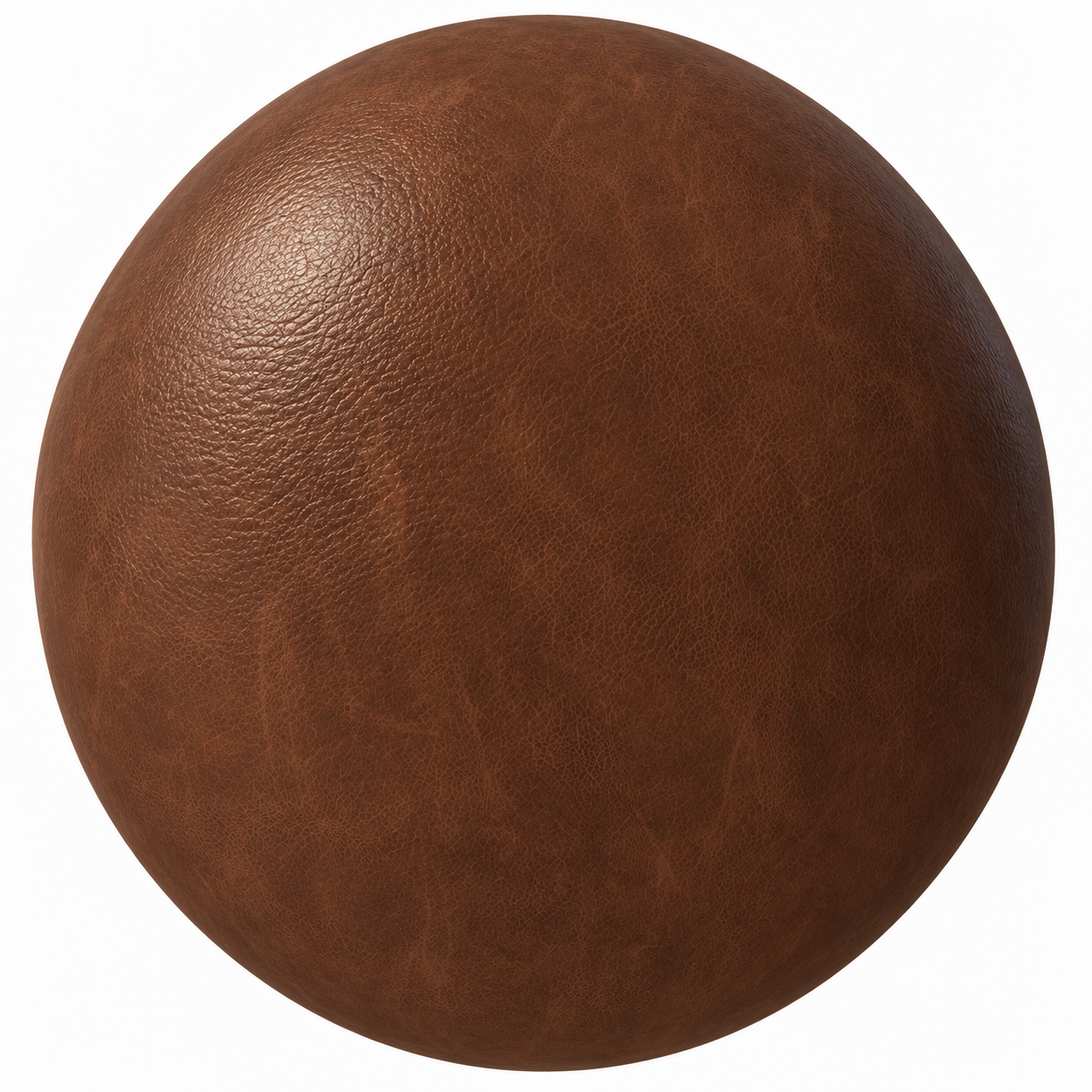 Warm Chestnut Fine Grain Leather Texture